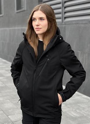 Куртка pobedov matrix женский, черный1 фото