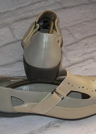Летние кожаные туфли еasy в (англия), размер 40 (26 см)4 фото