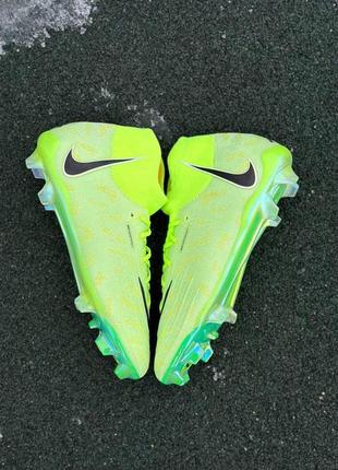 Футбольные бутси nike phantom luna light green