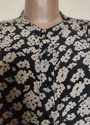 Шелковая блуза цветочный принт gerard darel /2064/7 фото