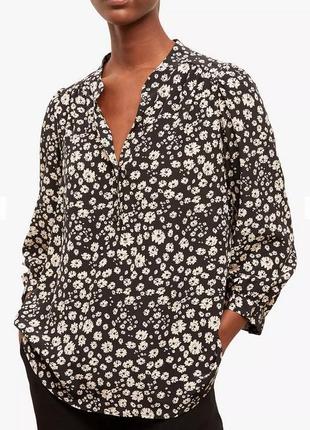 Шелковая блуза цветочный принт gerard darel /2064/2 фото