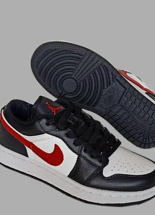 Кроссовки подростковые nike air jordan 1 . найк джордан 1. кожанные5 фото