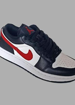 Кроссовки подростковые nike air jordan 1 . найк джордан 1. кожанные3 фото