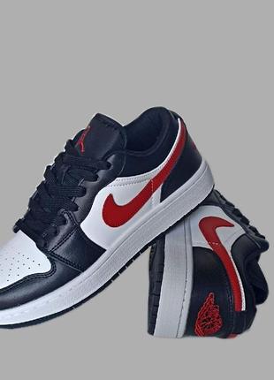 Кроссовки подростковые nike air jordan 1 . найк джордан 1. кожанные1 фото