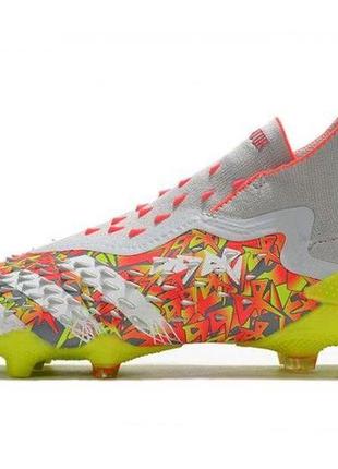 Бутси adidas predator freak + / адідас фрік / адідас предатор фрік / футбольне взуття адідас / кросівки для футболу3 фото