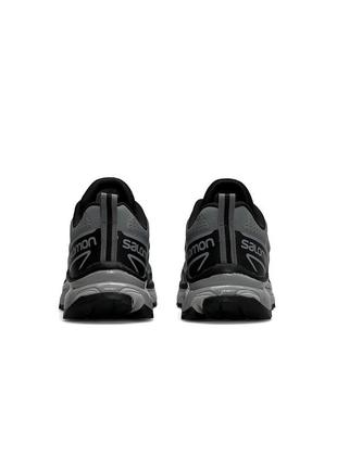 Мужские кроссовки salomon lab xt-6 gray black, мужские текстильные кеды соломон серые, мужская обувь6 фото