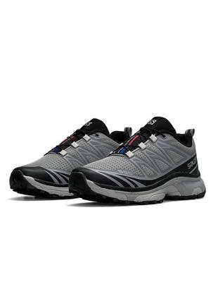 Мужские кроссовки salomon lab xt-6 gray black, мужские текстильные кеды соломон серые, мужская обувь5 фото