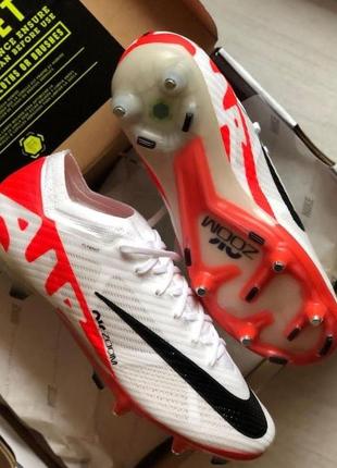 Футбольные бутсы гибриды nike mercurial vapor 15 airzoom sg (luxary quality)