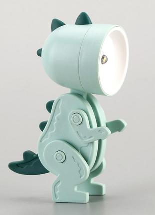 Світильник декоративний іграшка зелений динозавр tl-23 tbd0602965016 - топ!