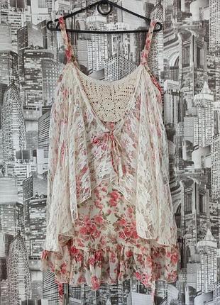 Шифоновий сарафан розмір 46-48