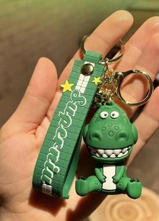 Брелок динозавр рекс toy story rex keychain. рекс динозавр (история игрушек) брелок-фигурка3 фото