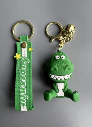 Брелок динозавр рекс toy story rex keychain. рекс динозавр (история игрушек) брелок-фигурка2 фото