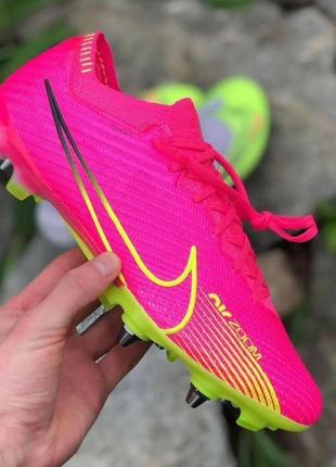 Футбольные бутсы гибриды nike mercurial vapor 15 airzoom sg