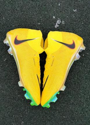 Футбольные бутси nike phantom luna yellow