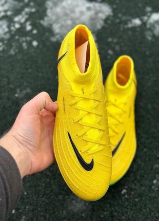 Футбольні бутси nike phantom luna yellow5 фото