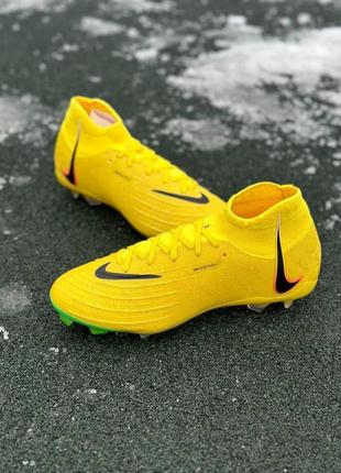 Футбольні бутси nike phantom luna yellow7 фото