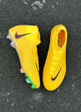 Футбольні бутси nike phantom luna yellow6 фото