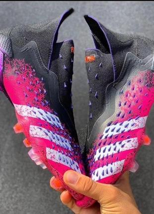 Бутси adidas predator freak + / адідас фрік / адідас предатор фрік / футбольне взуття адідас / кросівки для футболу1 фото