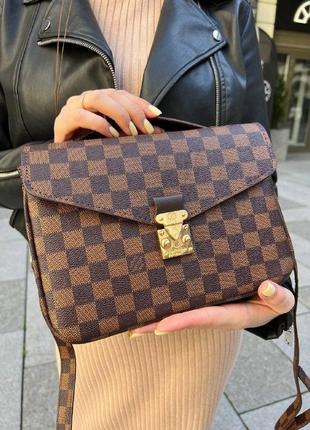 Жіноча сумка з екошкіри луї віттон louis vuitton lv молодіжна, брендова сумка через плече1 фото