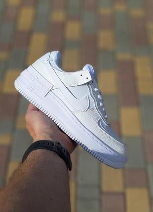 Кросівки nike air force 1 shadow білі 🌶1 фото