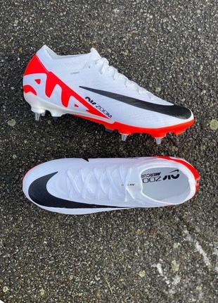 Футбольні бутси гібриди nike mercurial vapor 15 airzoom sg (luxary quality)2 фото