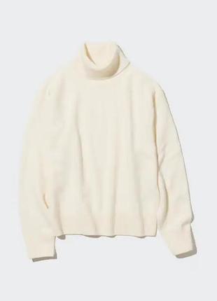 Гольф свитер премиум-класса из овечьей шерсти lambswool uniqlo