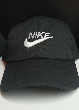 Стильная кепка nike черного цвета (400002)