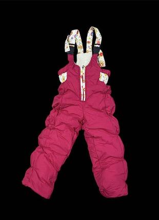 Напівкомбінезон дитячий рожевий р. 86,92,98,104