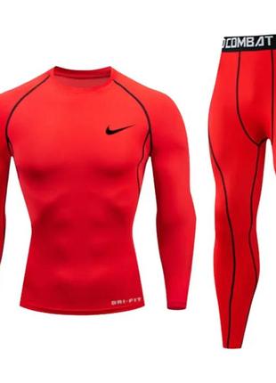 Комплект термобелья кофта + штаны nike pro combat1 фото