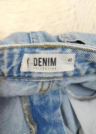Женские джинсы denim голубые размер 40 (l)7 фото