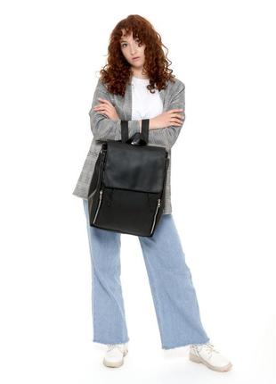 Жіночий рюкзак sambag loft lzs чорний2 фото