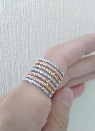 Кольцо, серебро 925 пробы 2