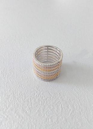 Кольцо, серебро 925 пробы 4