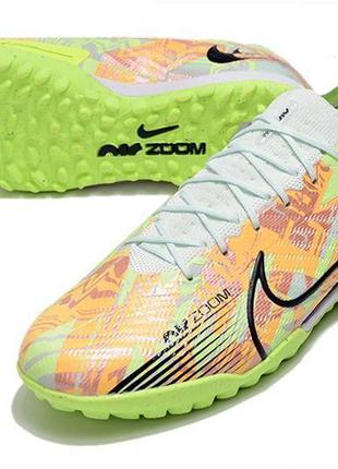 Сороконіжки nike air zoom vapor xv tf / футбольне взуття / сороконіжки найк меркуріал вапор / найк аір зум2 фото