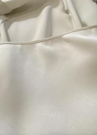 Белая шелковая блуза оверсайз. herzen’sanglеgenheit6 фото