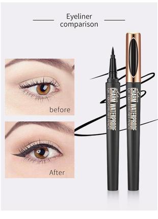 Набор тушь и подводка фломастер для глаз qic xpttee welighl master eyelash & eyeliner 10 мл + 1 мл10 фото