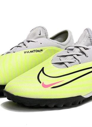 Футбольні сороконожки nike phantom gx academy fg3 фото