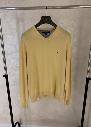 Свитер джемпер свитшот tommy Regular hilfiger желтый