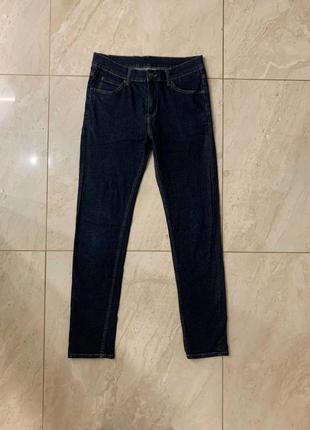 Тонкие джинсы классические синие брюки cheap monday1 фото