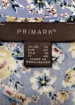 Модное платье на запах primark, 100% вискоза, размер 14/428 фото