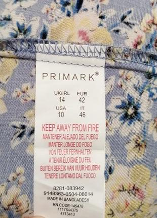Модное платье на запах primark, 100% вискоза, размер 14/429 фото