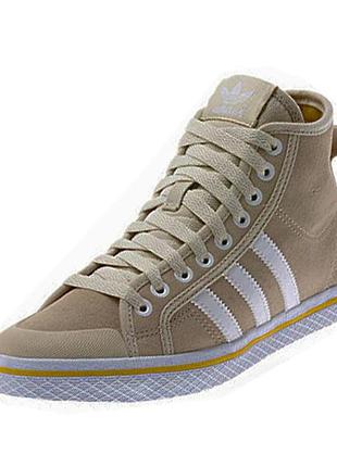 Женские кроссовки adidas honey stripes mid -canvas sneake