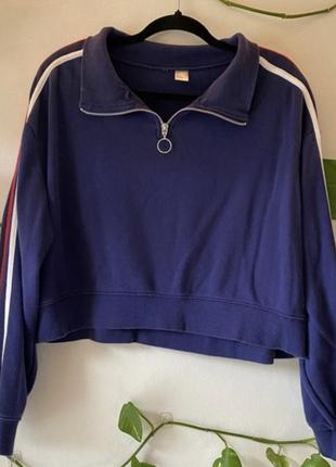 Стильний светр укорочений h&m 46/m6 фото