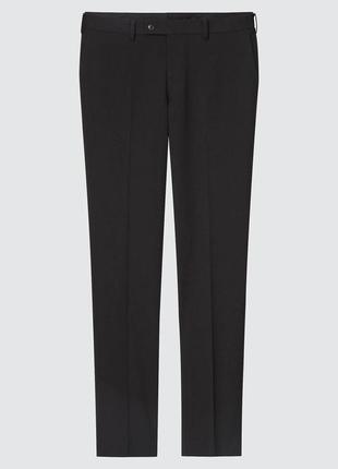 Шикарні штани uniqlo heattech smart 2-way stretch pants navy