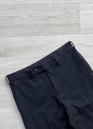 Шикарні штани uniqlo heattech smart 2-way stretch pants navy3 фото