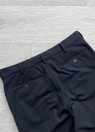 Шикарные брюки uniqlo heattech smart 2-way stretch pants navy5 фото