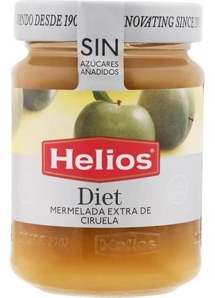 Джем helios diet із зелених слив без цукру 280 г1 фото