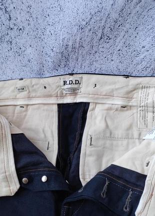 Чоловічі джинси на селвіджі з італійського деніму r.d. carhartt2 фото