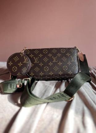 Женская сумка из эко-кожи луи виттон louis vuitton lv молодежная, брендовая сумка через плечо3 фото