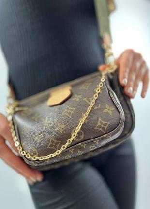 Женская сумка из эко-кожи луи виттон louis vuitton lv молодежная, брендовая сумка через плечо2 фото
